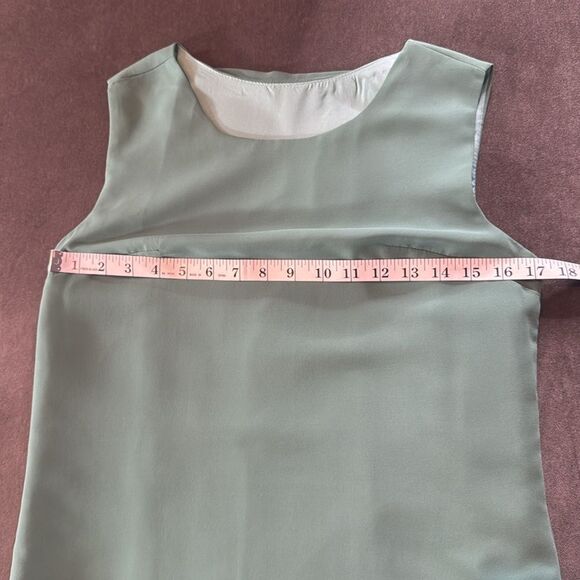 Women’s Green Chiffon 3 Piece Mother of the Bride Formal Pant Suit Size 2 - Picture 10 of 14